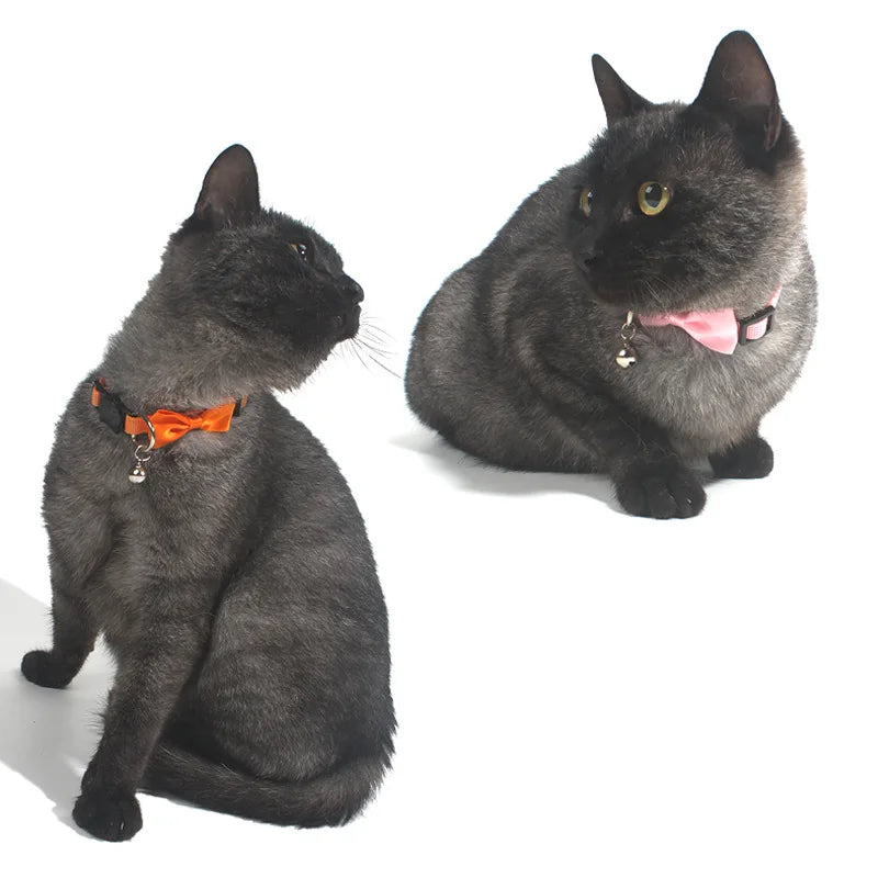 Cute Bow Bell Collars for Pets