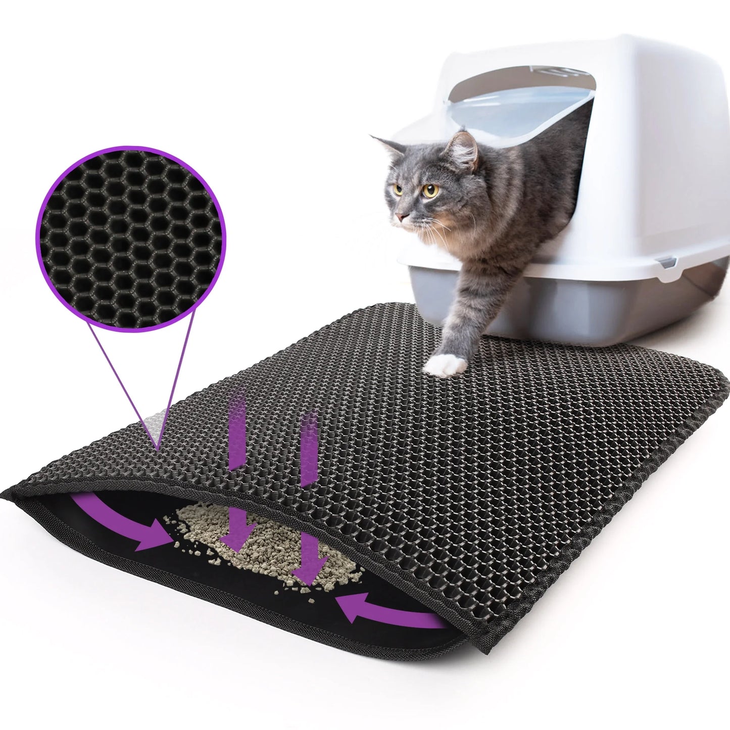 Double Layer Urine Waterproof Litter Mat