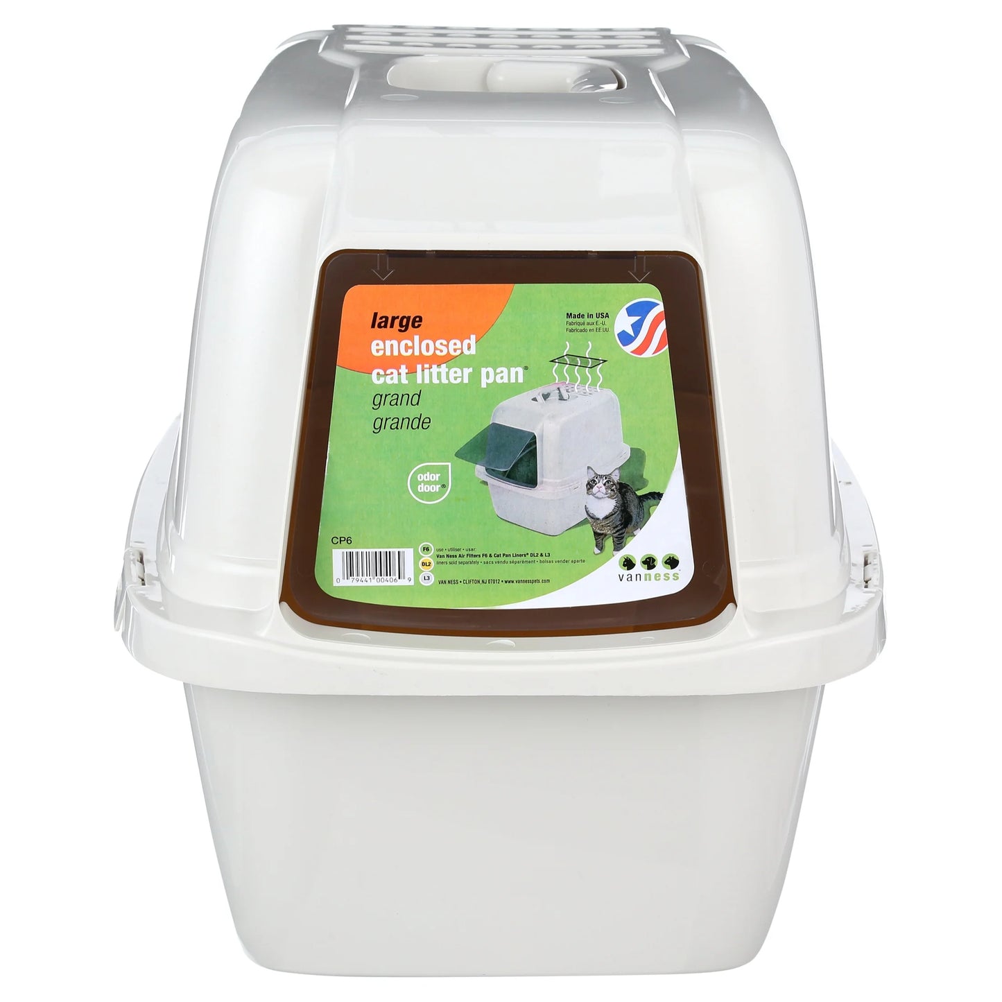 Odor Control Enclosed Cat Litter Box