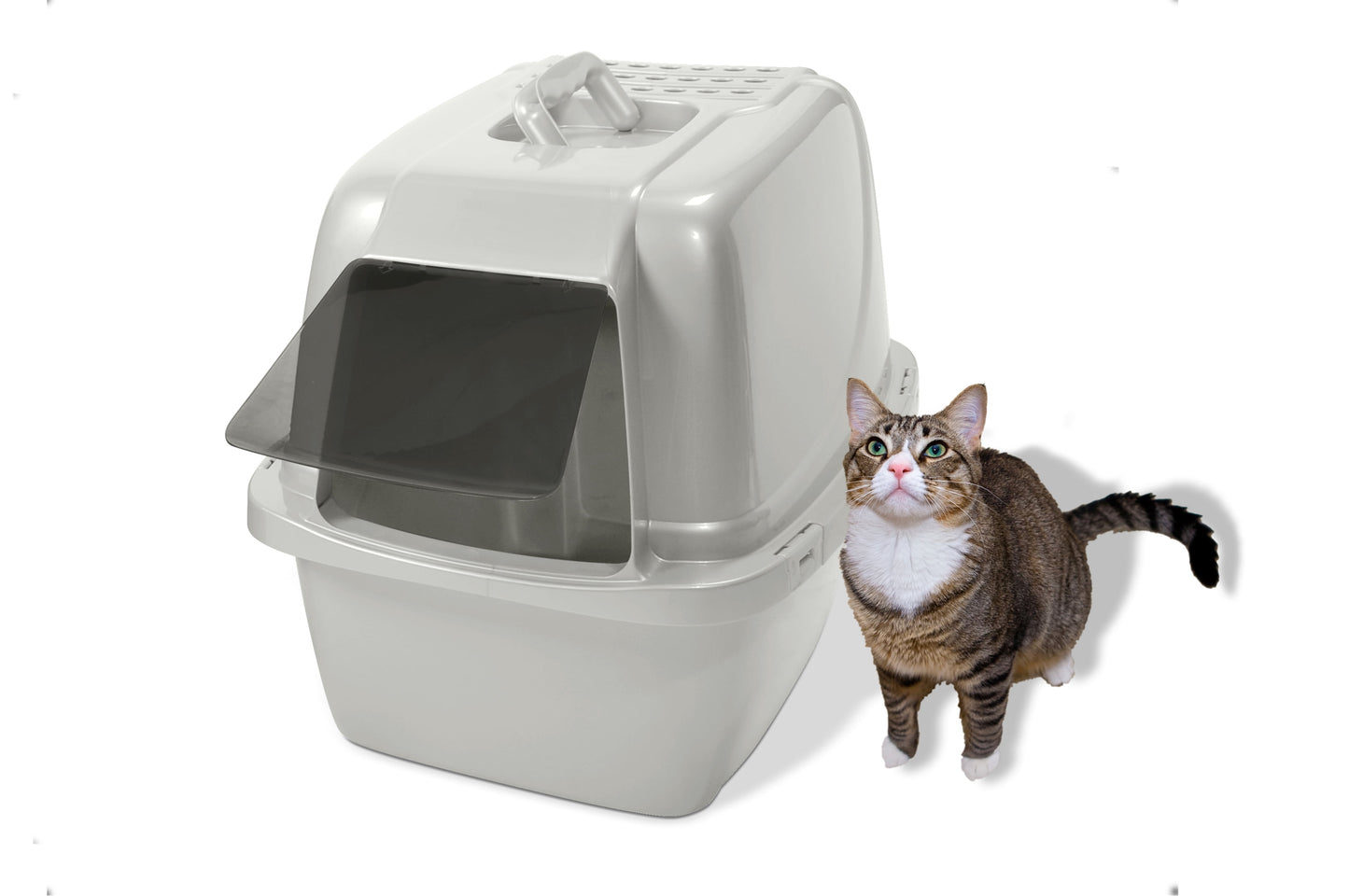 Odor Control Enclosed Cat Litter Box