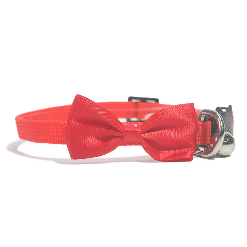 Cute Bow Bell Collars for Pets