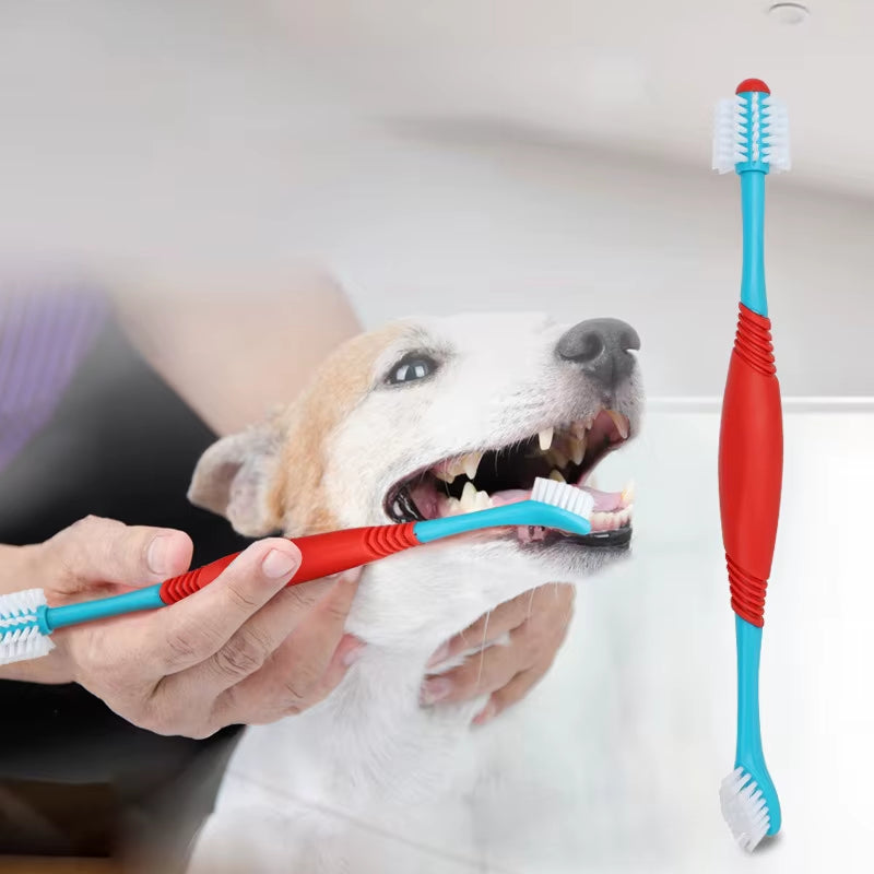 Double Head Toothbrush For Dogs