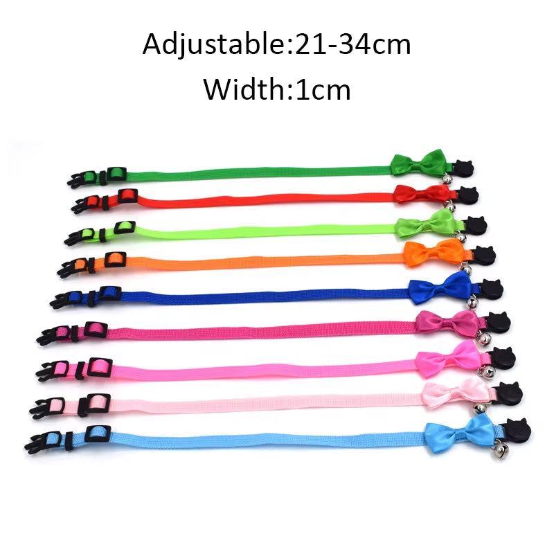 Cute Bow Bell Collars for Pets