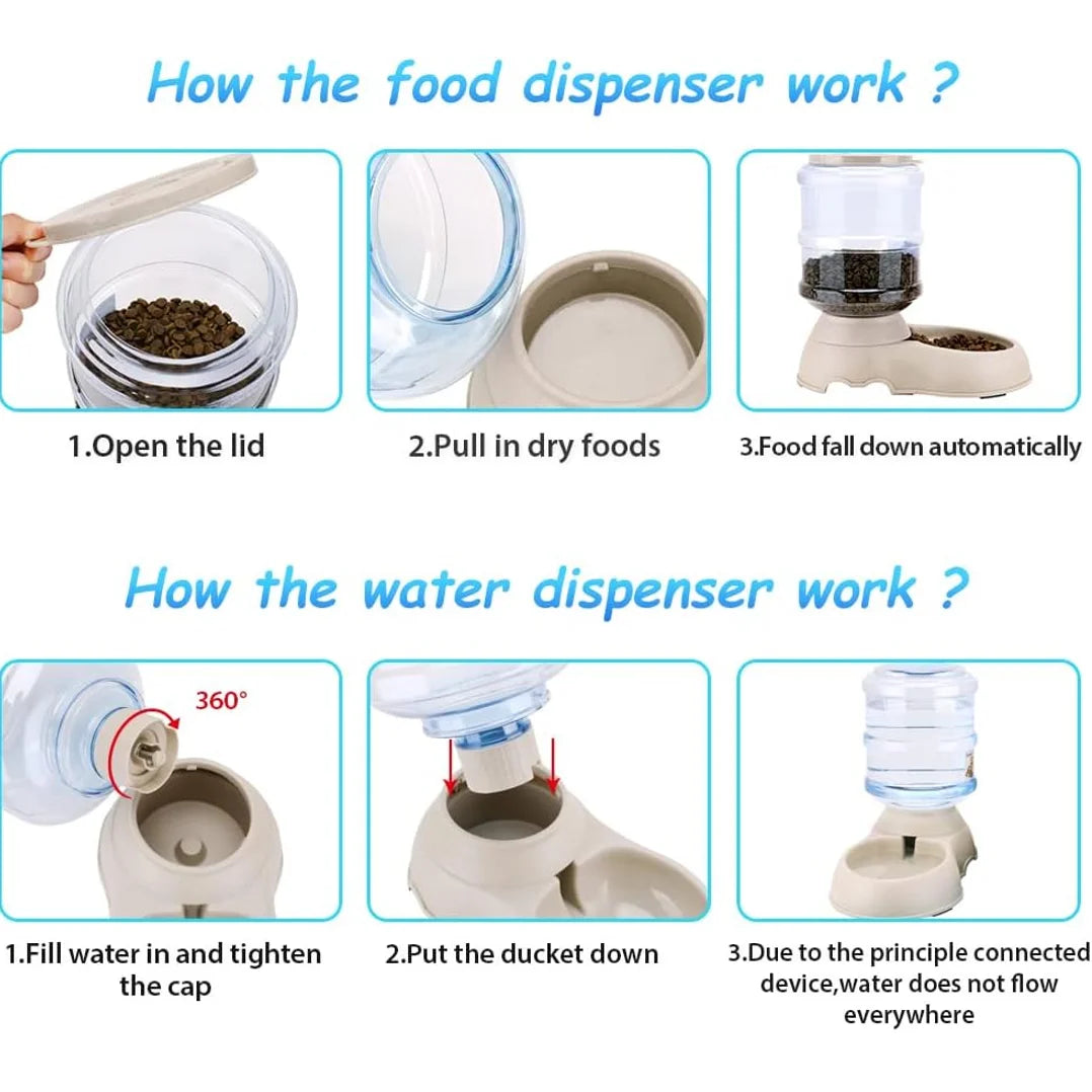  Automatic Food Water Dispenser