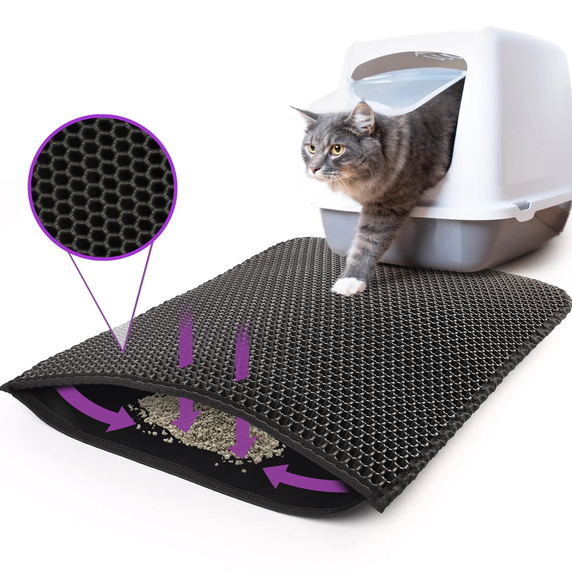Double Layer Urine Waterproof Litter Mat