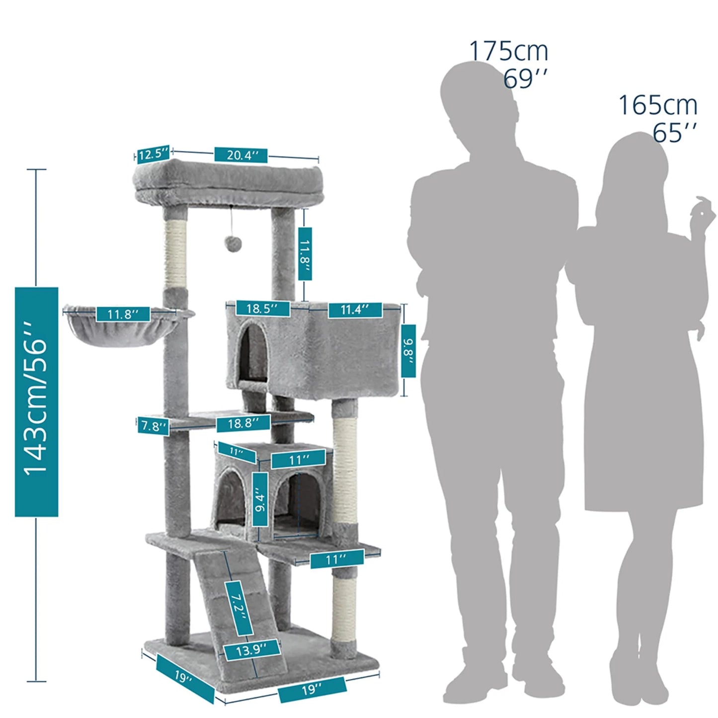 Tree Tower for Indoor Cats