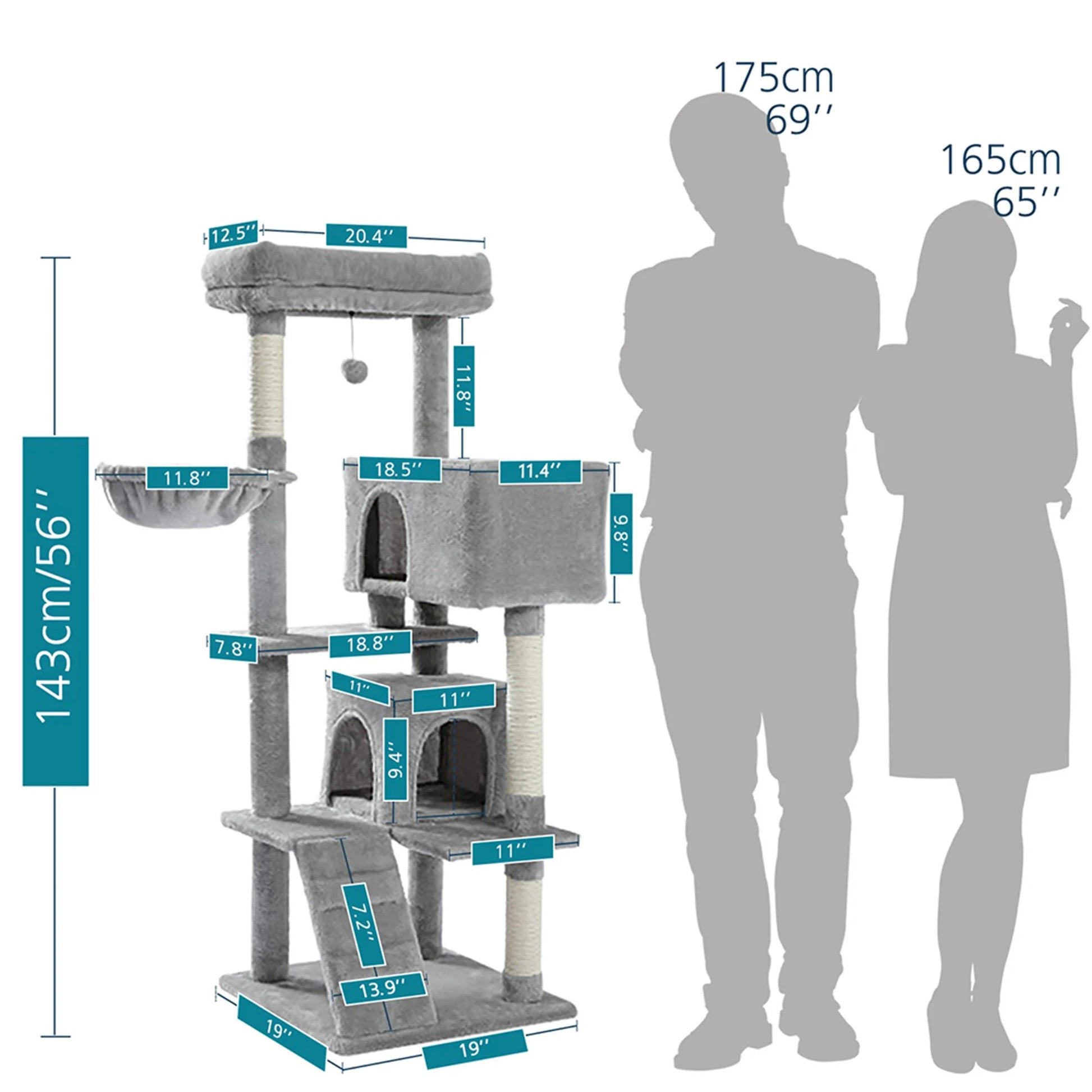 Tree Tower for Indoor Cats