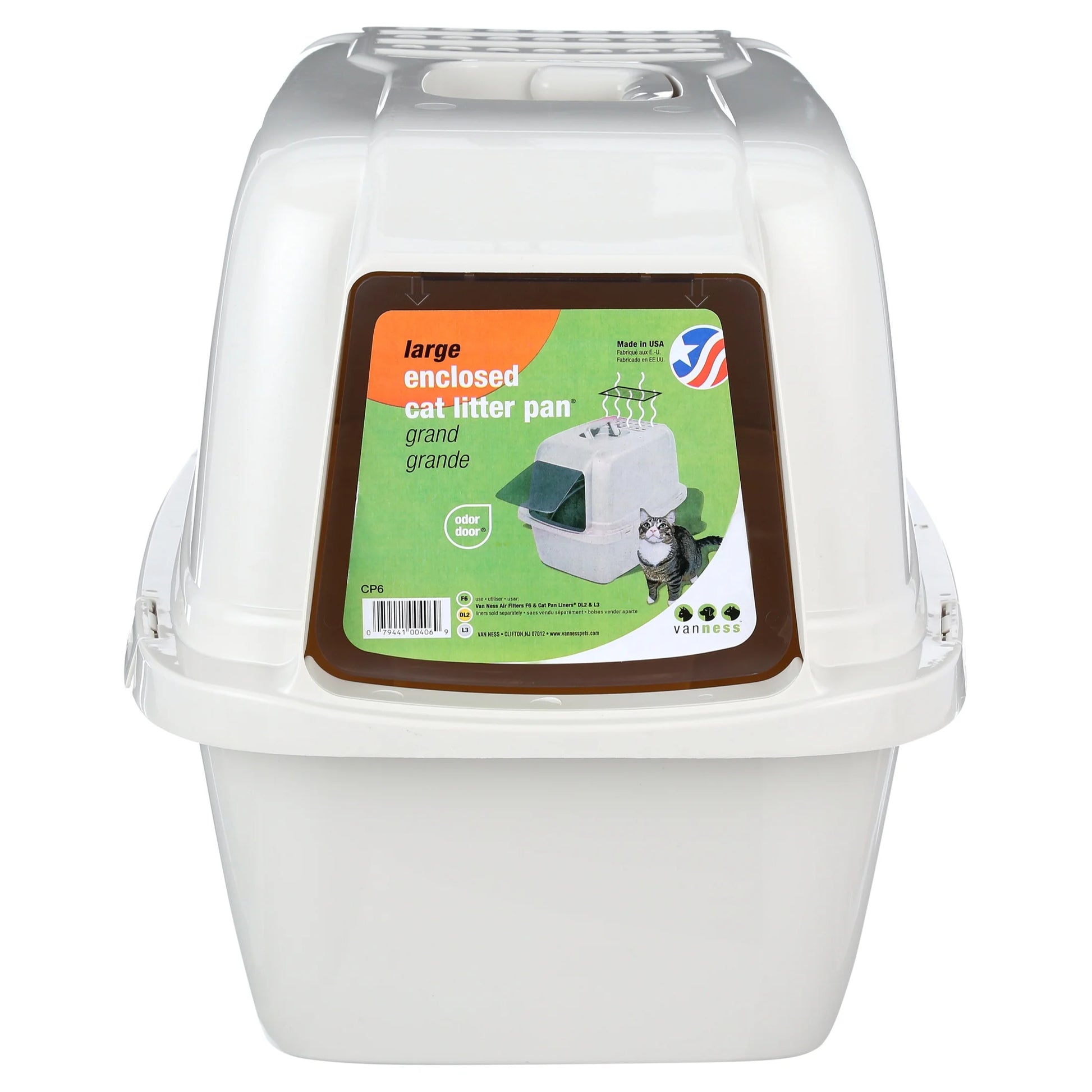 Odor Control Enclosed Cat Litter Box